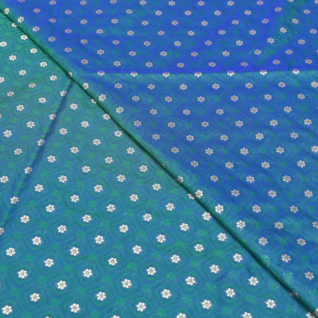 Royal Tanchui Zari Brocade Fabric – Elegant Self Design Traditional Weave Fabric - HAR350-8