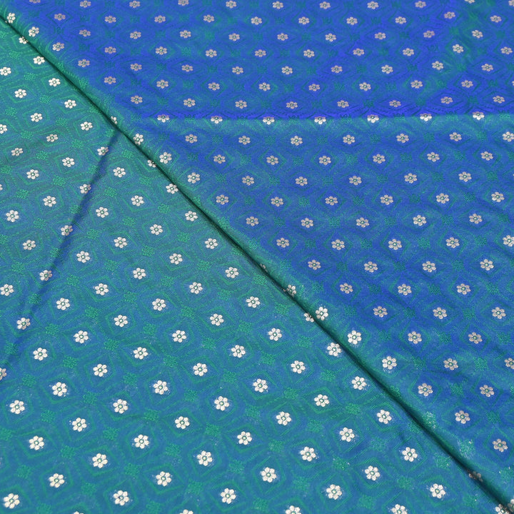 Royal Tanchui Zari Brocade Fabric – Elegant Self Design Traditional Weave Fabric - HAR350-8