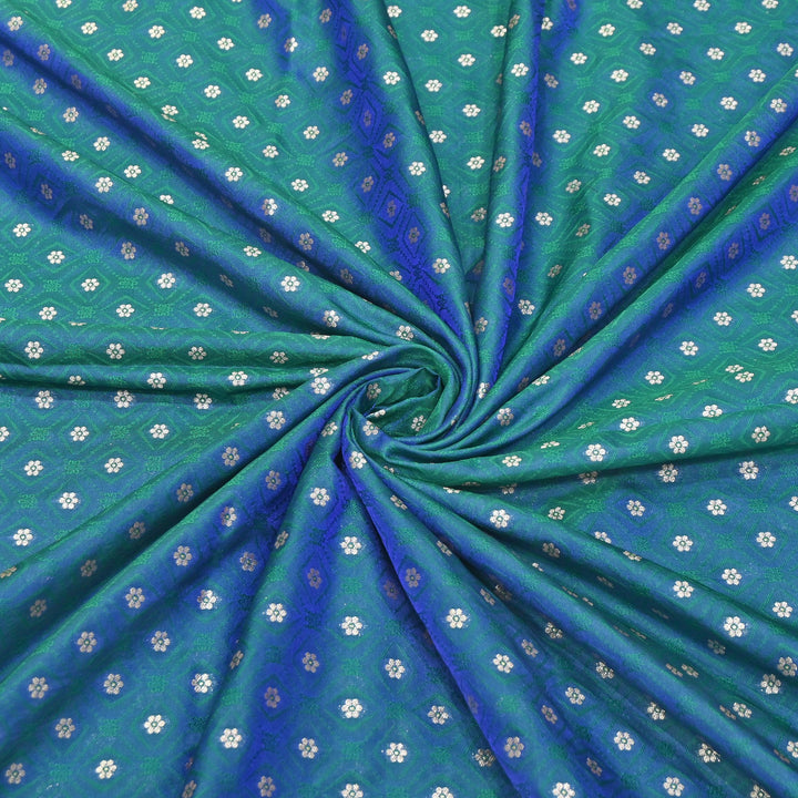 Royal Tanchui Zari Brocade Fabric – Elegant Self Design Traditional Weave Fabric - HAR350-8