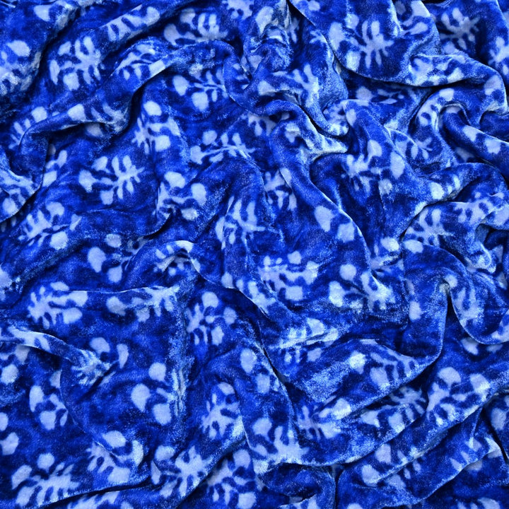 Pure Silk Velvet Digital Printed Fabrics