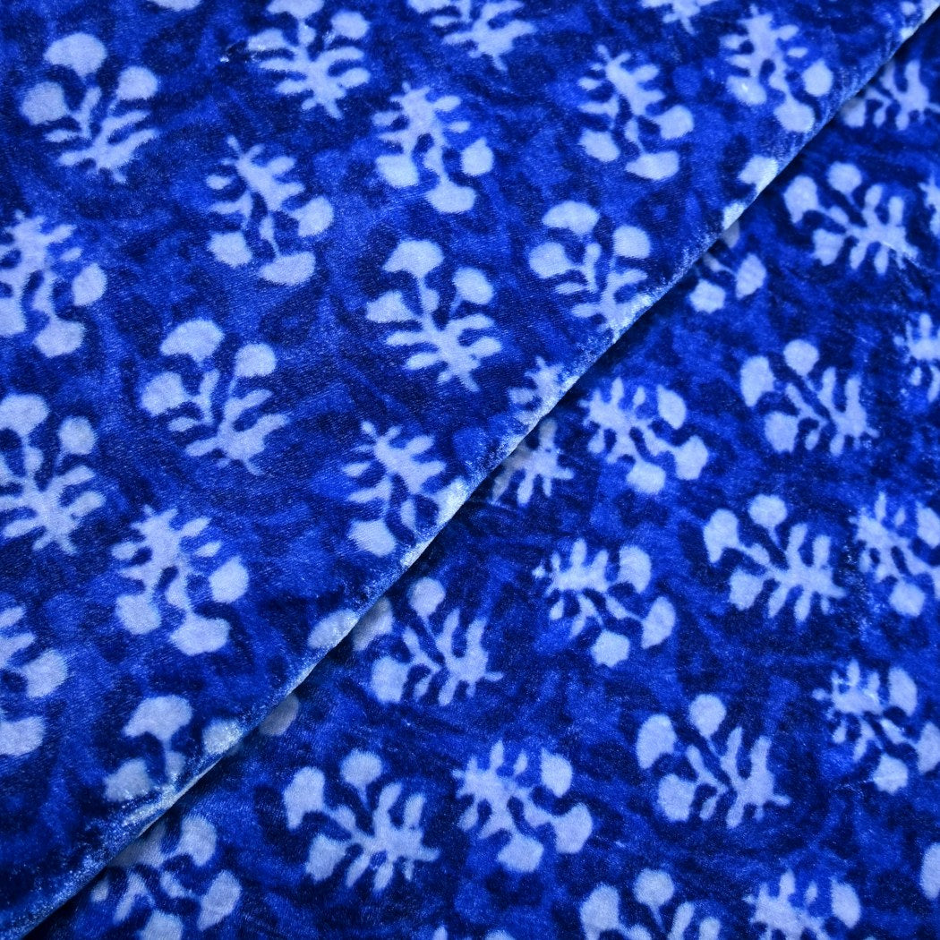 Pure Silk Velvet Digital Printed Fabrics