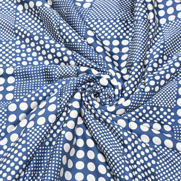 Elegant Modal Satin Discharge Print Fabric 6 – Soft Luxury Designer Fabric - DIS285-2