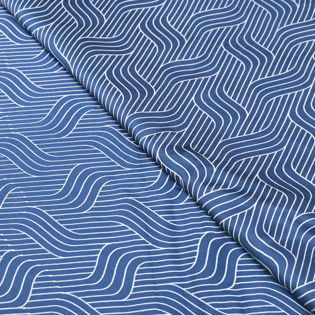Elegant Modal Satin Discharge Print Fabric 6 – Soft Luxury Designer Fabric - DIS285-3
