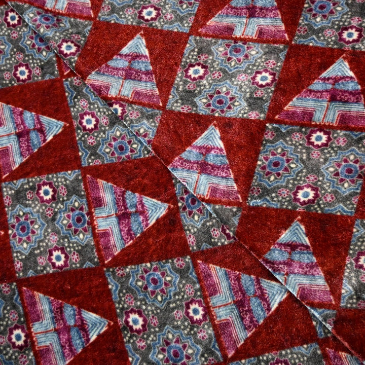 Pure Silk Velvet Digital Printed Fabrics