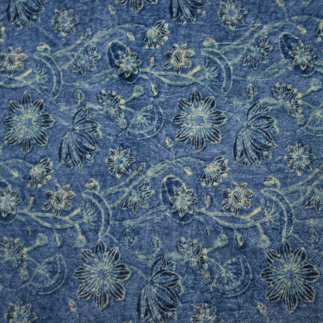 Pure Silk Velvet Digital Printed Fabrics