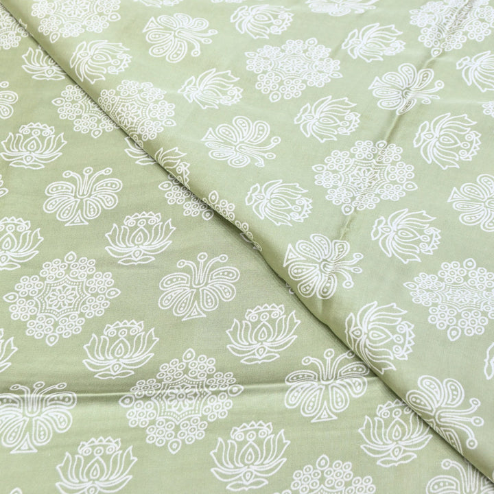 Elegant Modal Satin Discharge Print Fabric 6 – Soft Luxury Designer Fabric - DIS285-5