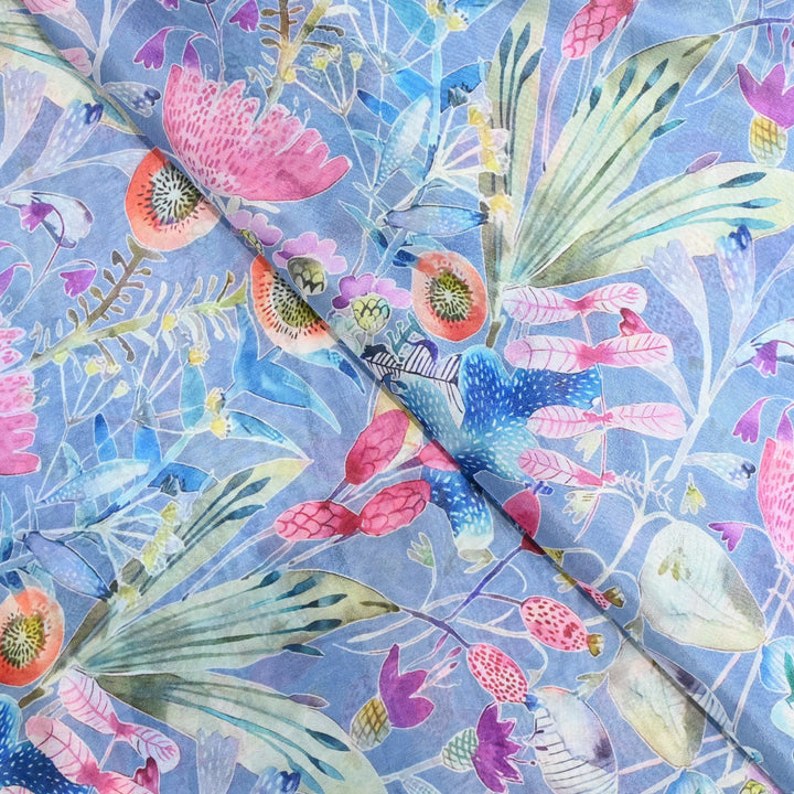Viscose Chinon Digital Print Fabrics