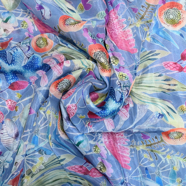 Viscose Chinon Digital Print Fabrics