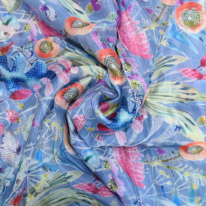 Viscose Chinon Digital Print Fabrics