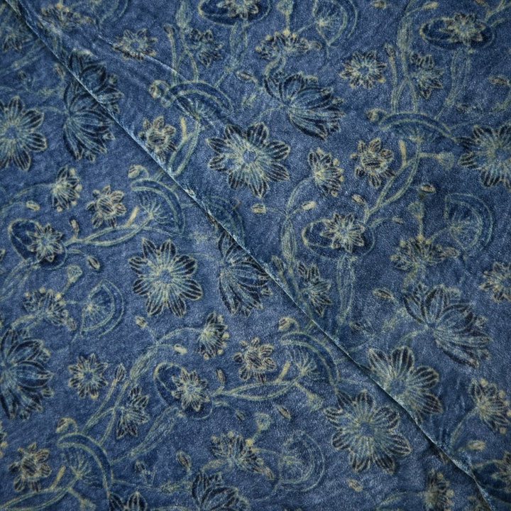 Pure Silk Velvet Digital Printed Fabrics