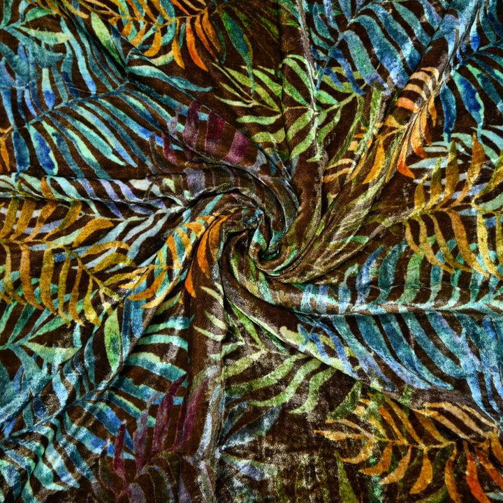Pure Silk Velvet Digital Printed Fabrics