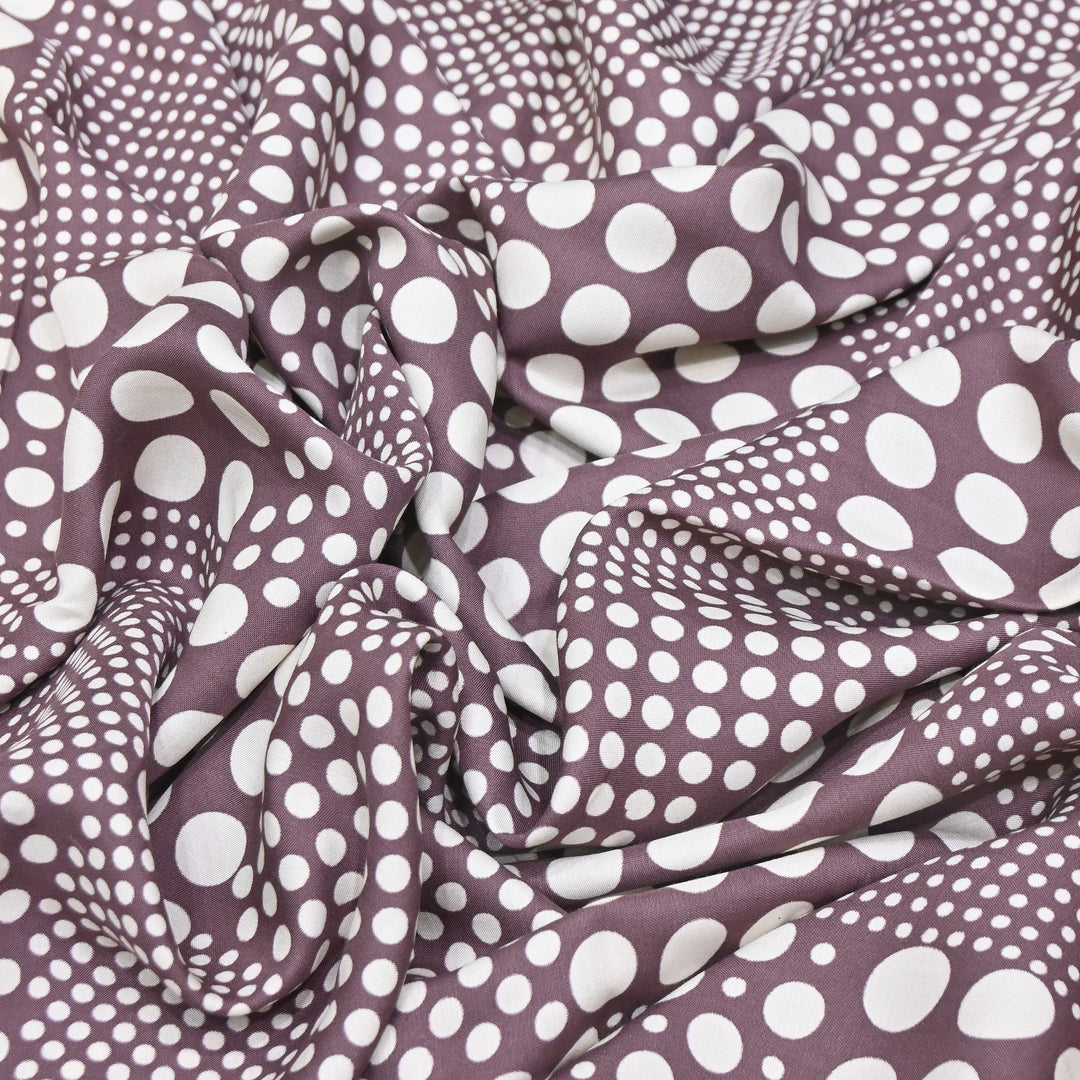 Elegant Modal Satin Discharge Print Fabric 6 – Soft Luxury Designer Fabric - DIS285-7
