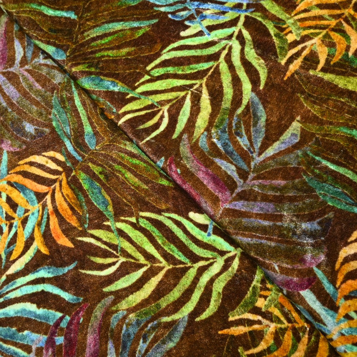 Pure Silk Velvet Digital Printed Fabrics