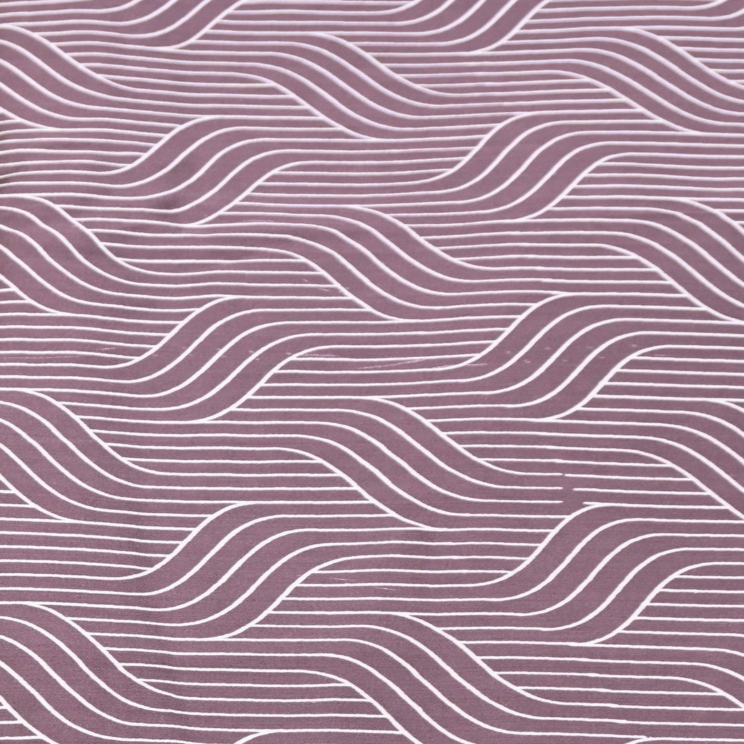 Elegant Modal Satin Discharge Print Fabric 6 – Soft Luxury Designer Fabric - DIS285-8