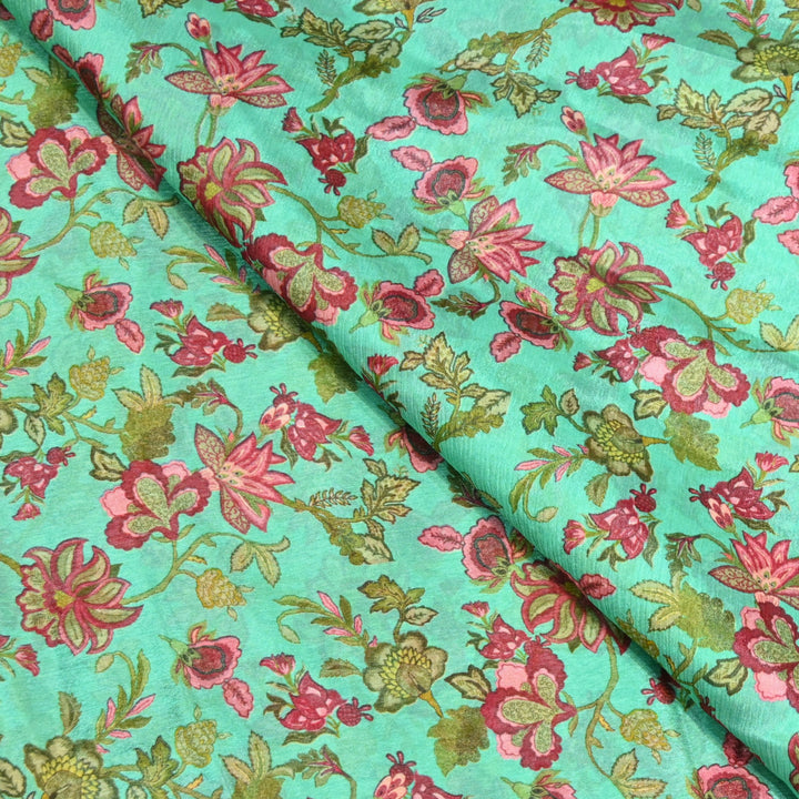 Viscose Chinon Digital Print Fabrics