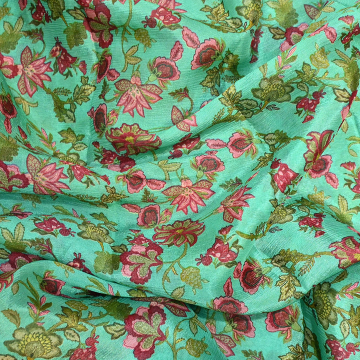 Viscose Chinon Digital Print Fabrics