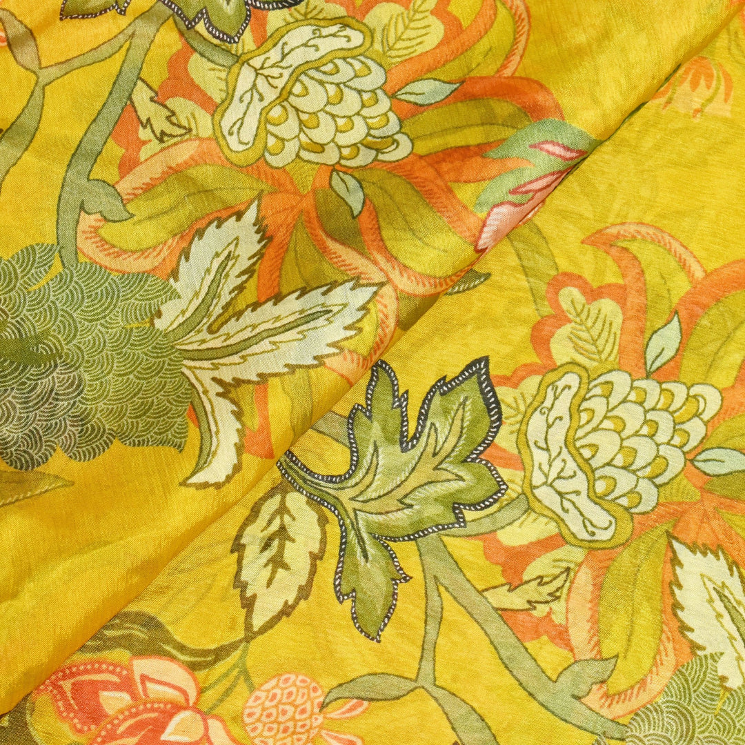 Viscose Chinon Digital Print Fabrics