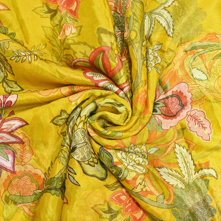 Viscose Chinon Digital Print Fabrics