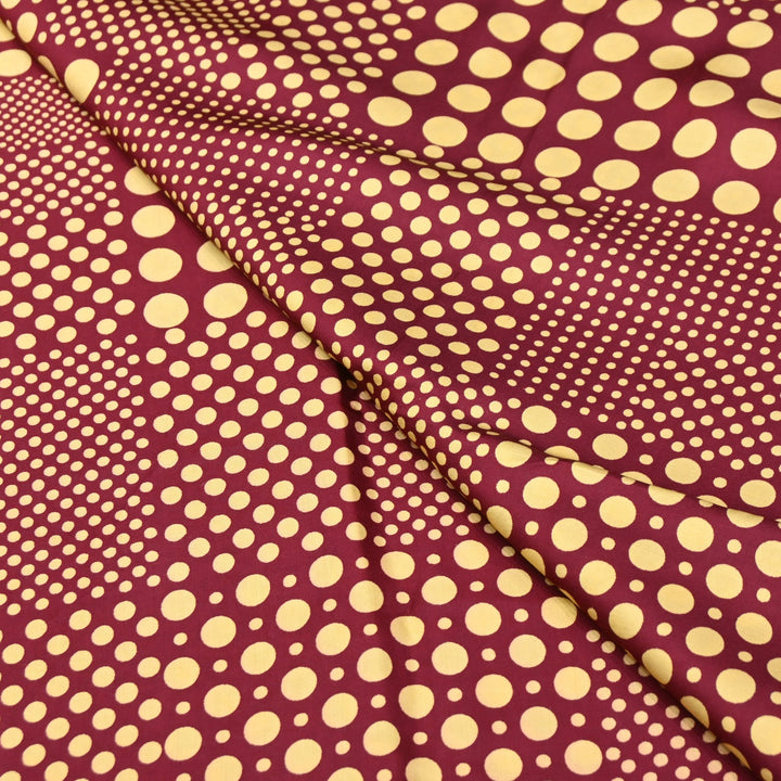 Elegant Modal Satin Discharge Print Fabric 6 – Soft Luxury Designer Fabric - DIS285-17
