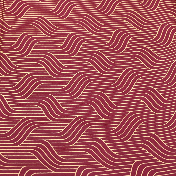 Elegant Modal Satin Discharge Print Fabric 6 – Soft Luxury Designer Fabric - DIS285-18