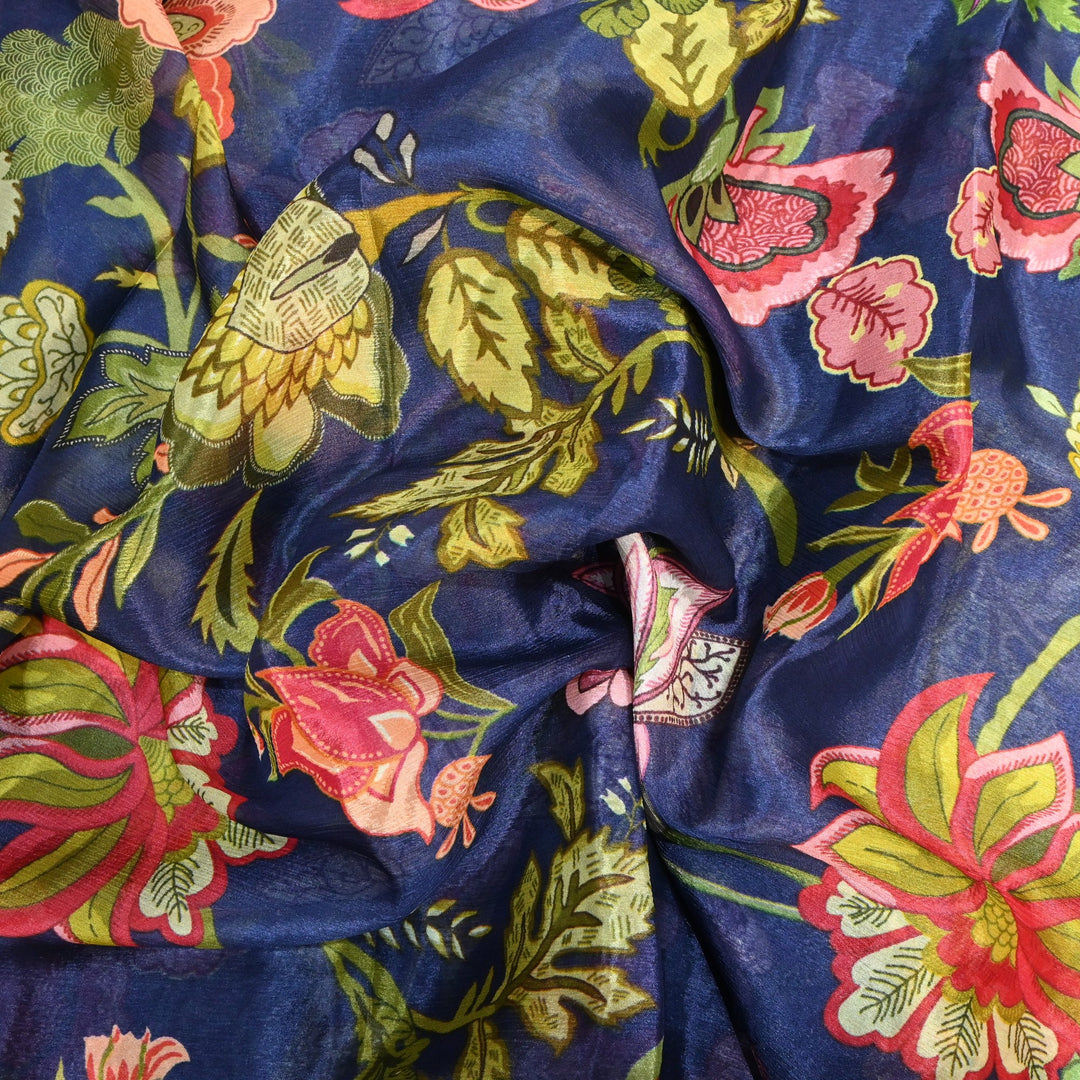 Viscose Chinon Digital Print Fabrics