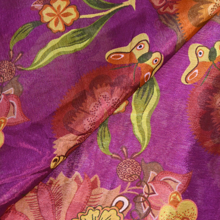 Viscose Chinon Digital Print Fabrics