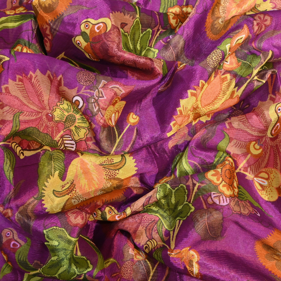 Viscose Chinon Digital Print Fabrics
