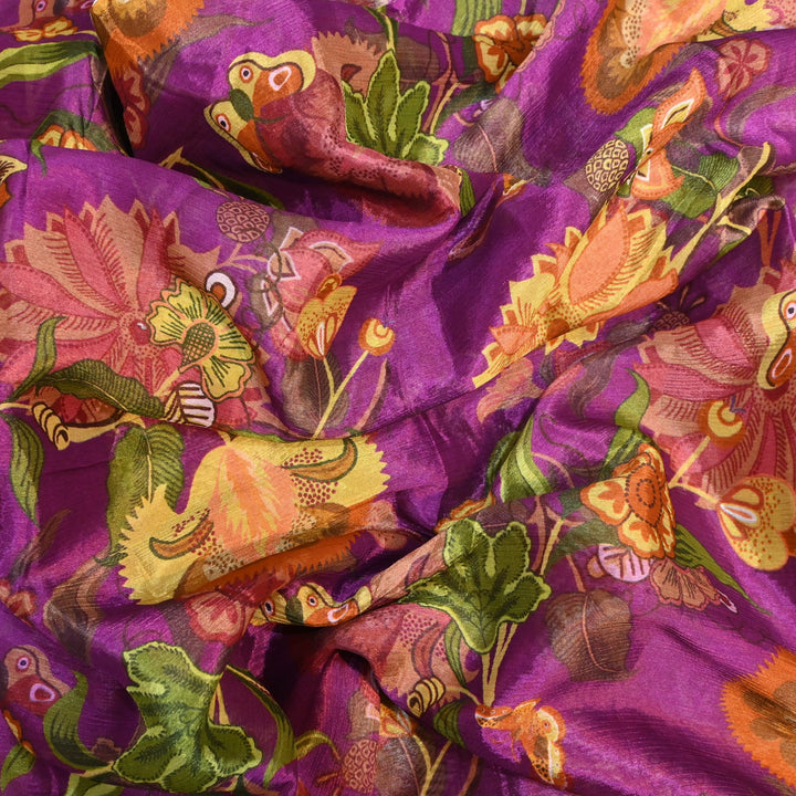 Viscose Chinon Digital Print Fabrics
