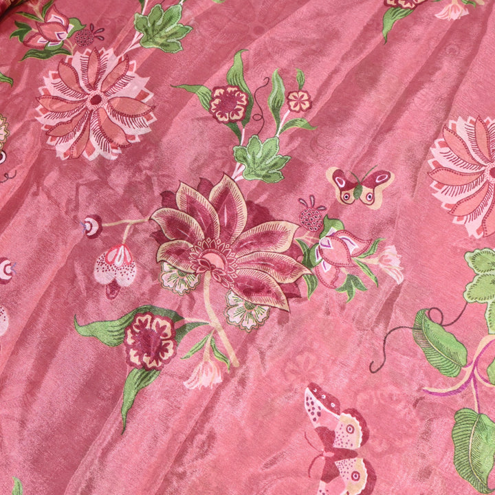 Viscose Chinon Digital Print Fabrics