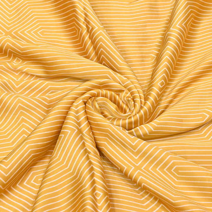 Elegant Modal Satin Discharge Print Fabric 6 – Soft Luxury Designer Fabric - DIS285-25