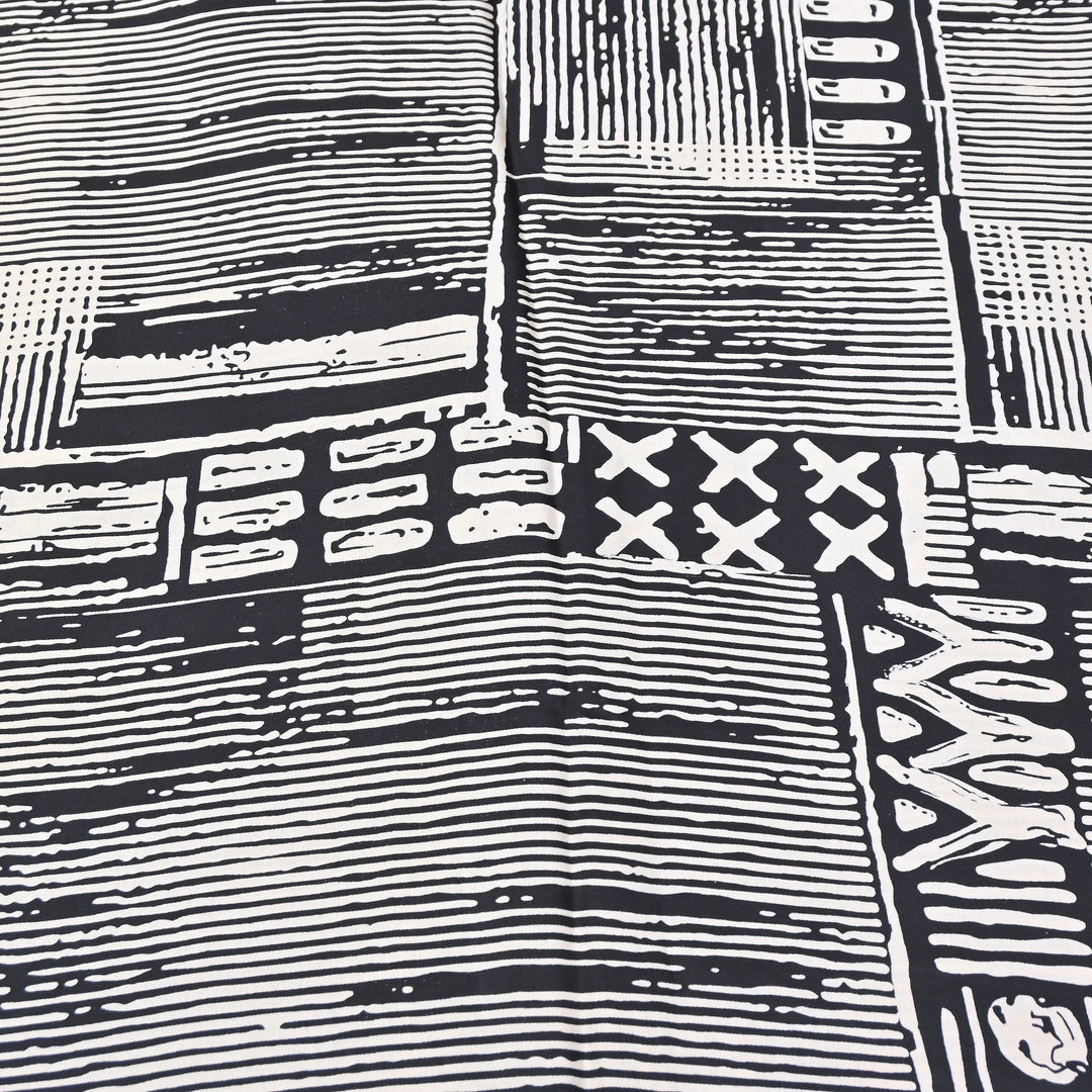 Elegant Modal Satin Discharge Print Fabric 6 – Soft Luxury Designer Fabric - DIS285-11