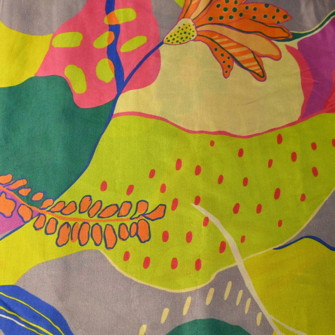 Modal Satin Digital Print Fabric