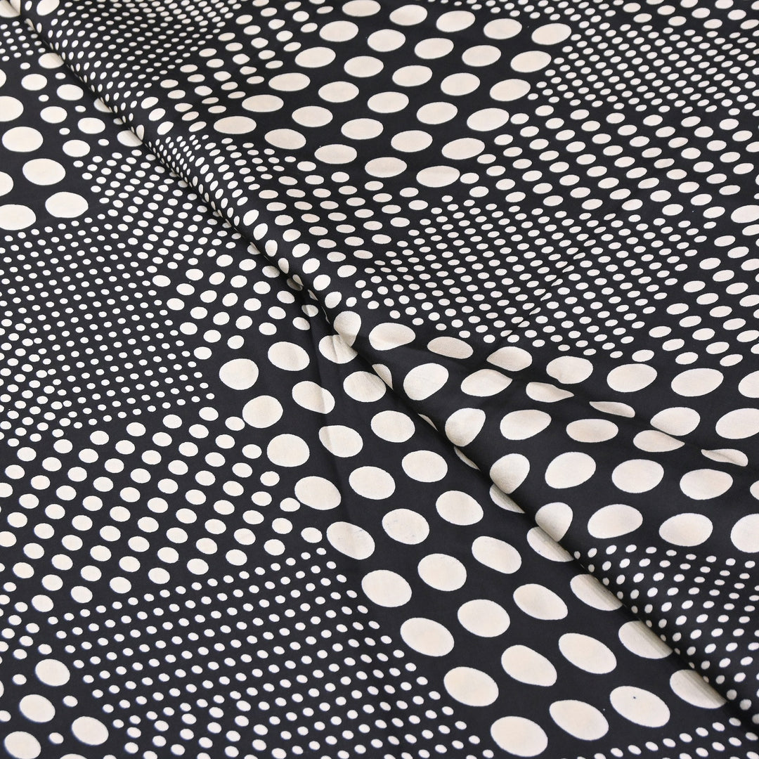 Elegant Modal Satin Discharge Print Fabric 6 – Soft Luxury Designer Fabric - DIS285-26