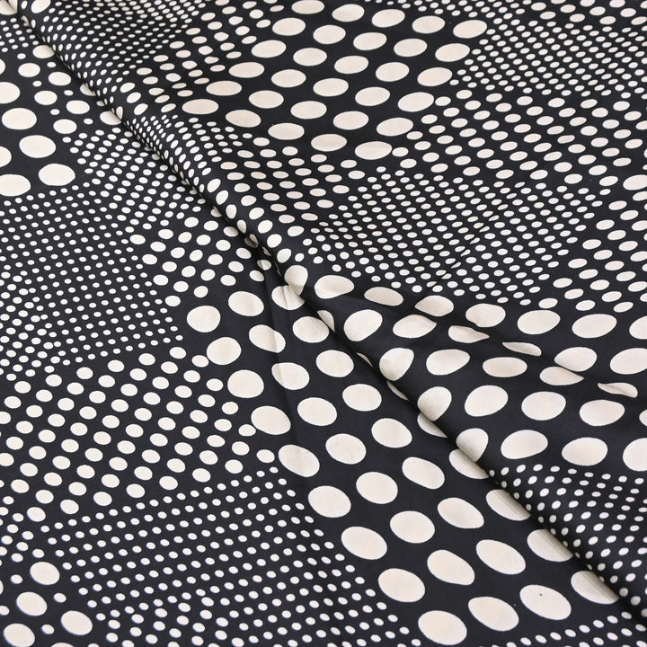 Elegant Modal Satin Discharge Print Fabric 6 – Soft Luxury Designer Fabric - DIS285-26