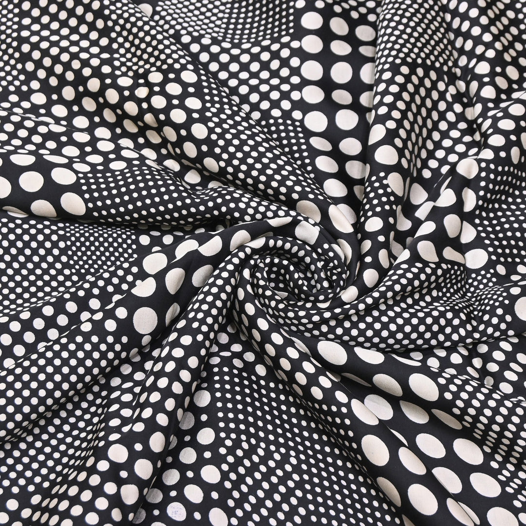 Elegant Modal Satin Discharge Print Fabric 6 – Soft Luxury Designer Fabric - DIS285-26