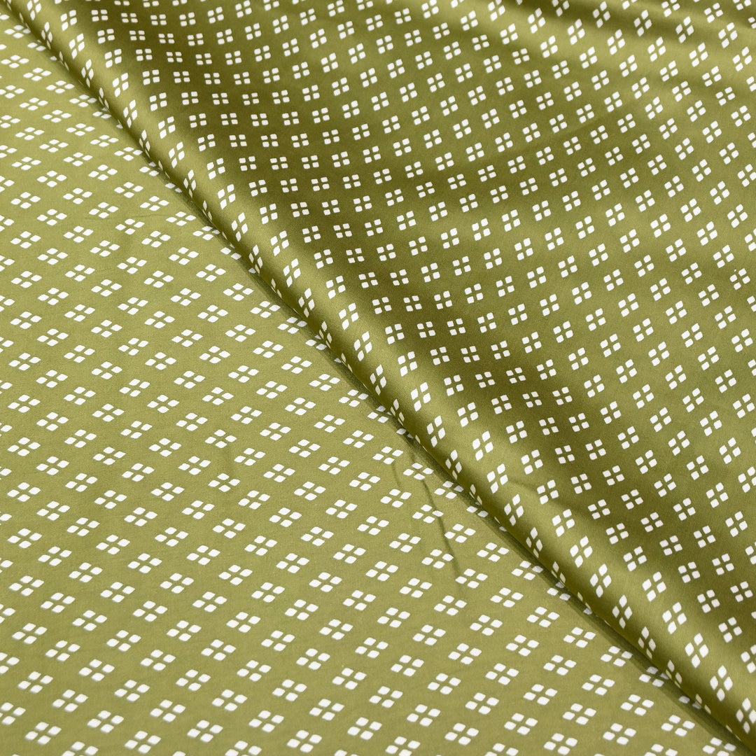 Elegant Modal Satin Discharge Print Fabric 6 – Soft Luxury Designer Fabric - DIS285-14
