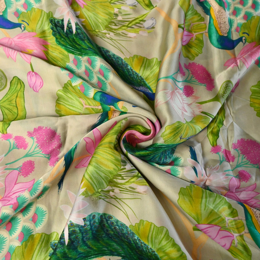 Modal Satin Digital Print Fabrics