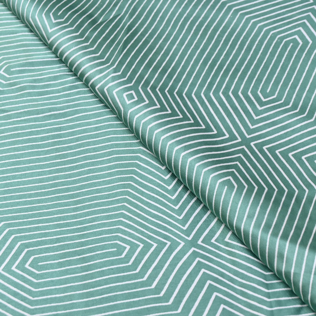 Elegant Modal Satin Discharge Print Fabric 6 – Soft Luxury Designer Fabric - DIS285-16