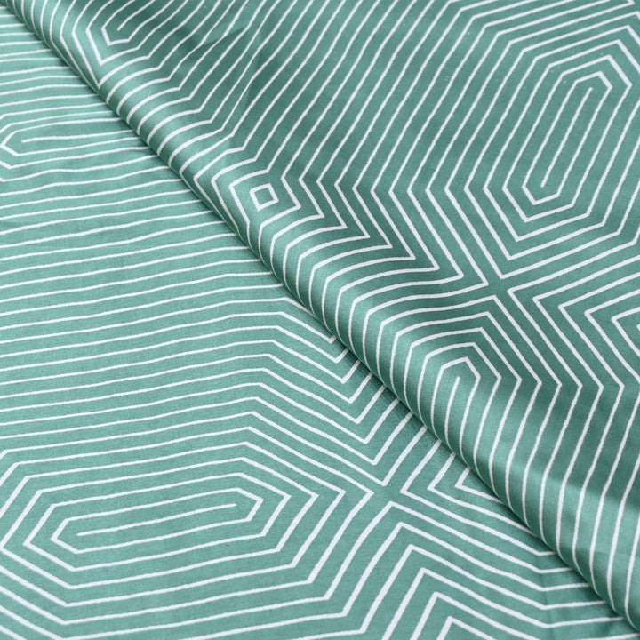 Elegant Modal Satin Discharge Print Fabric 6 – Soft Luxury Designer Fabric - DIS285-16