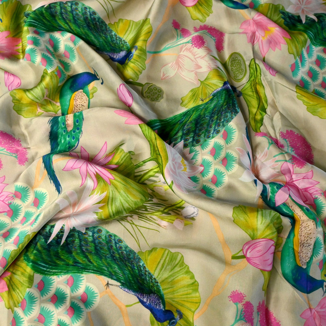 Modal Satin Digital Print Fabrics