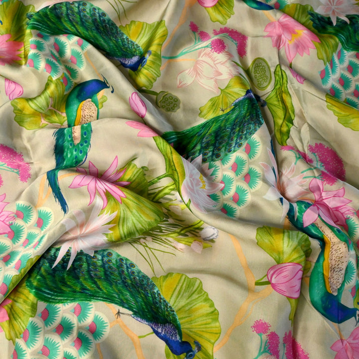 Modal Satin Digital Print Fabrics