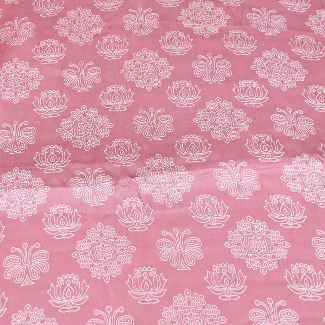 Elegant Modal Satin Discharge Print Fabric 6 – Soft Luxury Designer Fabric - DIS285-21