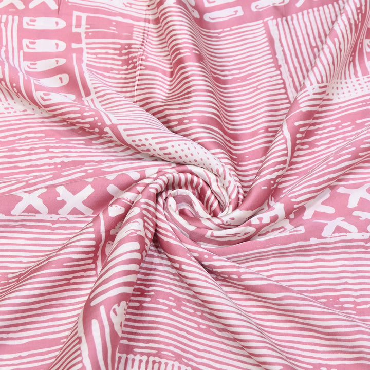 Elegant Modal Satin Discharge Print Fabric 6 – Soft Luxury Designer Fabric - DIS285-22