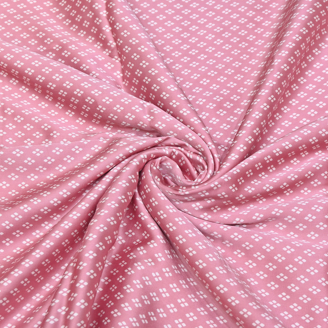 Elegant Modal Satin Discharge Print Fabric 6 – Soft Luxury Designer Fabric - DIS285-23