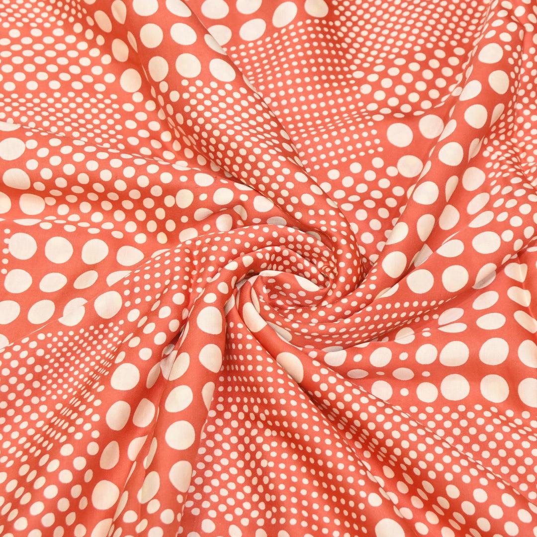 Elegant Modal Satin Discharge Print Fabric 6 – Soft Luxury Designer Fabric - DIS285-19