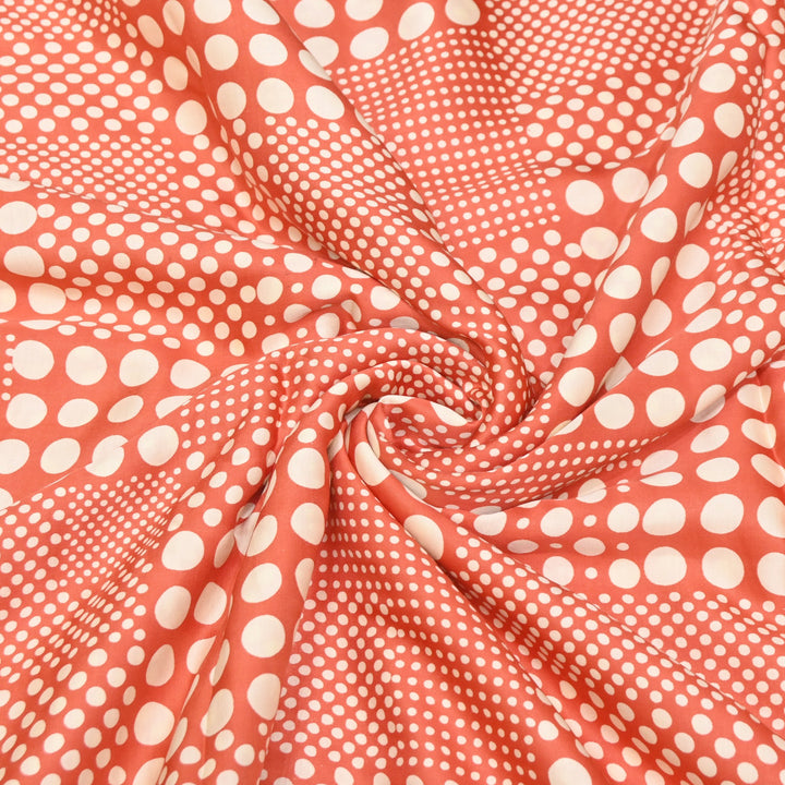 Elegant Modal Satin Discharge Print Fabric 6 – Soft Luxury Designer Fabric - DIS285-19