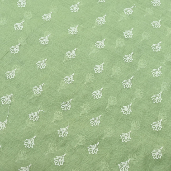 Premium Mul Chanderi Thread Embroidery Fabrics