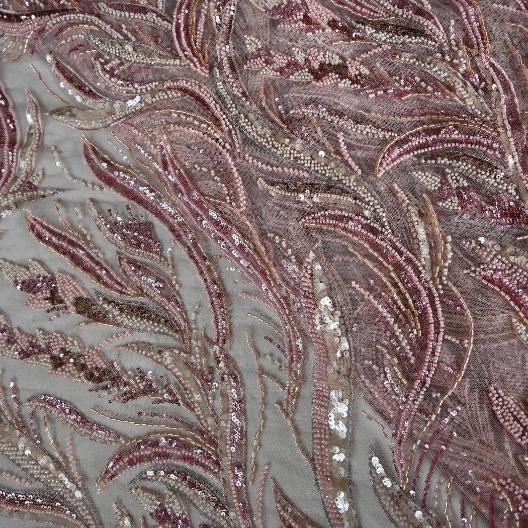 Beautiful Imported Net Cut Dana & Sequins Embroidery Fabrics