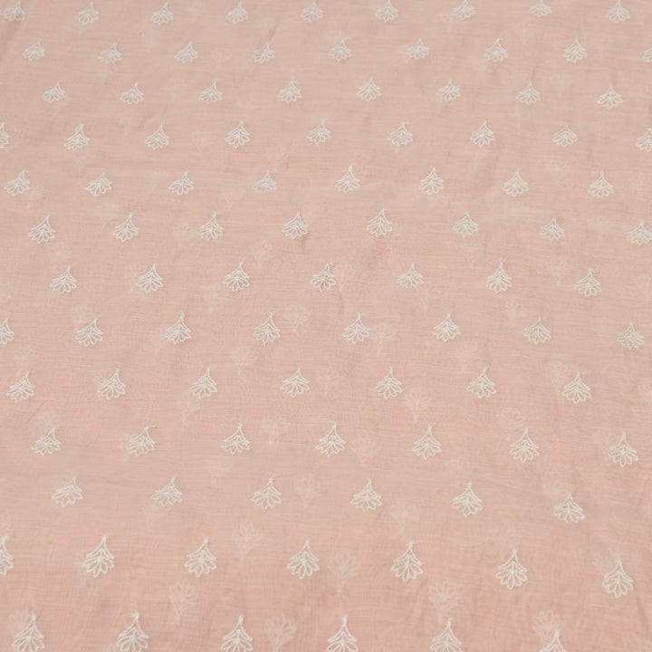 Premium Mul Chanderi Thread Embroidery Fabrics