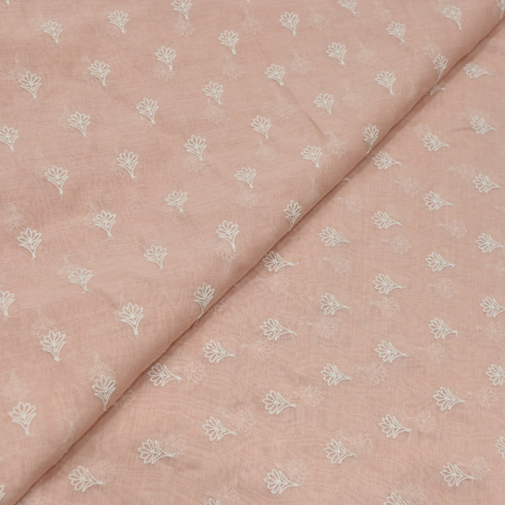 Premium Mul Chanderi Thread Embroidery Fabrics